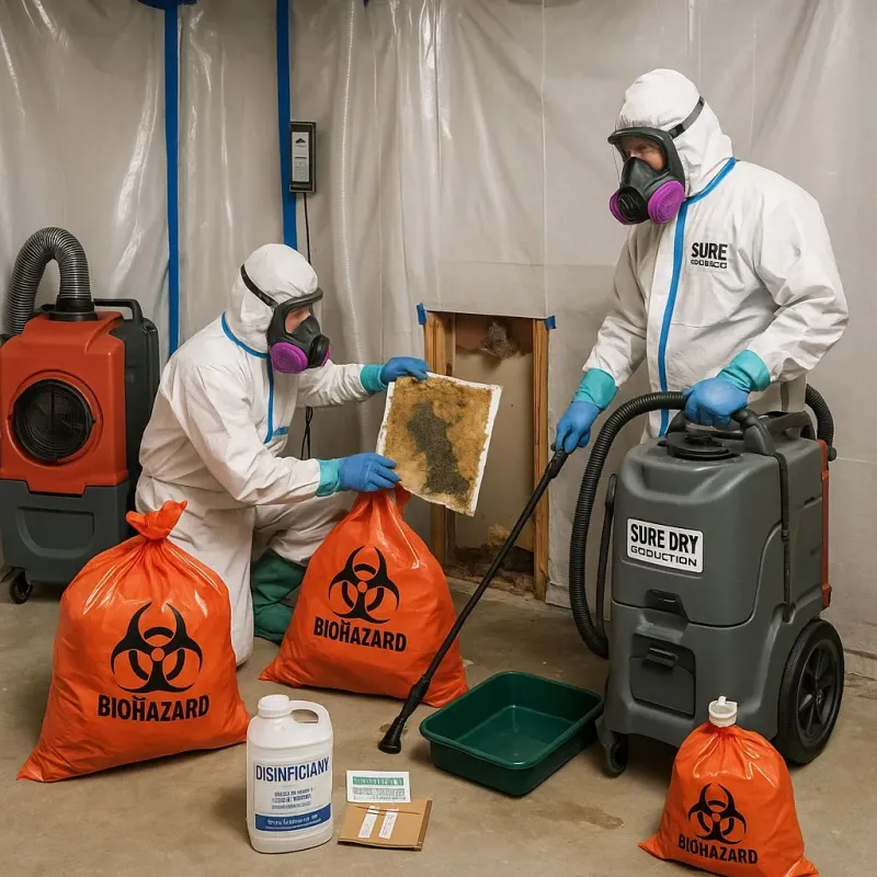 Contaminated Water Handling Protocols process in Quitman, MS